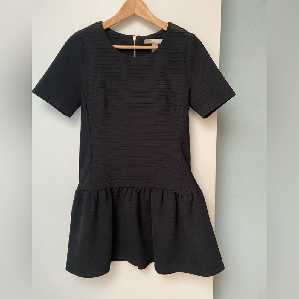 Black mini dress